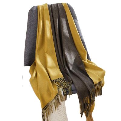 China 2021 High Quality New Pashmina Two-sides Cashmere Scarves Women's Winter Scarf And Wraps Tassels Floral Pashmina Shawl for sale