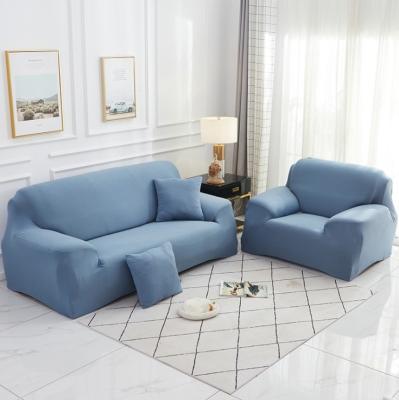 China Buy 7 Modern Wholesale Elastic Cushion Seater Armless Corner Sofa Cover Fabric Sofa Set Sofa Covers Elastic Stretch Couch Covers for sale