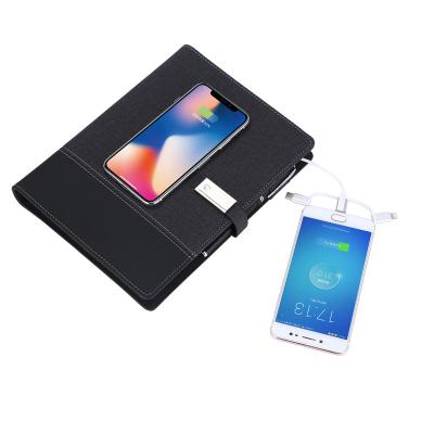 China Fast Design Rational Multi Function Support Charging Universal Usb Leather Charging Notebook for sale