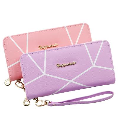 China Wholesale Mini Zipper PU Waterproof Convenient Portable Wallet For Women for sale