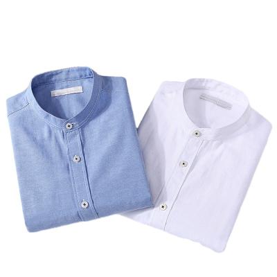 China Durable Custom Collar Casual Sleeve Long Sleeve Custom Men's Multiple Color Oxford Shirts for sale