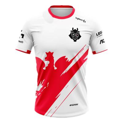 China Viable Make Your Own Sublimation Print E-sports Tank Top Gaming Team Shirt Men E-sports Wear for sale