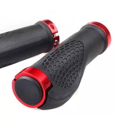 China Bike Recycling Anti-Slip Grip Grips Anti-Slip Smooth Soft Rubber Bike Grips Lock On Bar End Mountain Road Bike Bicycle Mtb Handlebar Cover Recycling Grips for sale