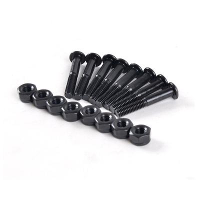 China Wholesale Adult Hardware Bushing Skateboard Screws Bolts Longboard Bolts Black Color for sale