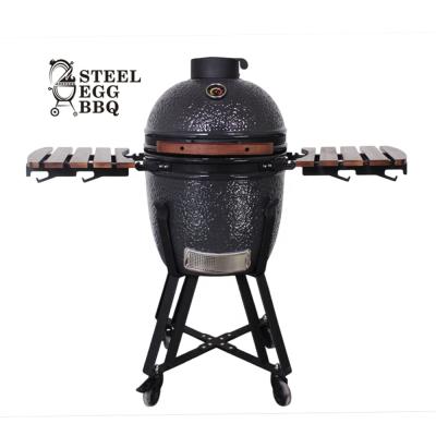 China Adjustable Size SEB Oudoor Cooking BBQ Grill SEB KAMADO 18inch Ceramic Pellet Wood Smoker for sale