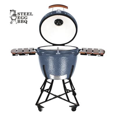 China 2020 New 2020 New 24 Inch Size Adjustable Size SEB KAMADO Ceramic Charcoal Kamado BBQ Grill Keraamiline Keramisk BBQ Grill for sale