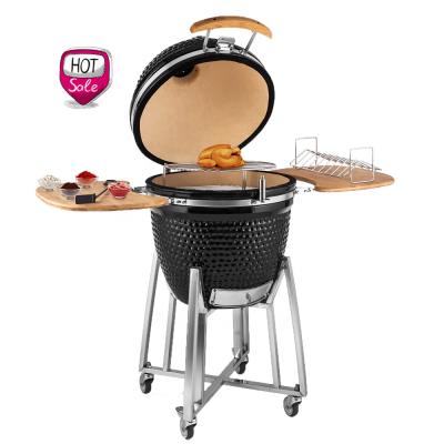 China Adjustable Height STEEL EGG GRILL Outdoor Camping Charcoal Grill Kamado Big Joe XL for sale