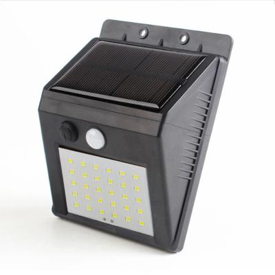 China None of the Hot Sales Waterproof Outdoor LED Slit Solar Powered PIR Motion Sensor Security Waterproof Wall Light for Garden Street for sale