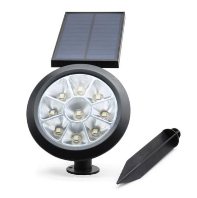 China 9 LED Outdoor Waterproof Solar Auto Sensing Adjustable Solar Floodlight for Garden for sale