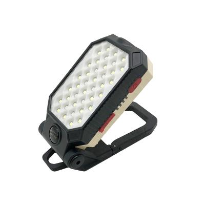 China Multifunctional Foldable Magnet 30W Magnet Rechargeable Emergency LED Working Light For Camping for sale