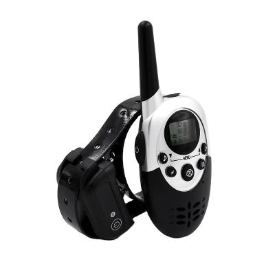 China 1000M LED Rechargeable Waterproof Light Tone Vibration Static Dog Training Shock Remote Waterproof Collar For Cats for sale