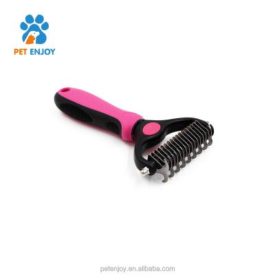 China Sustainable tending pet grooming products effectively reduces shedding brush, pet cleaning deshedding tool for dogs for sale