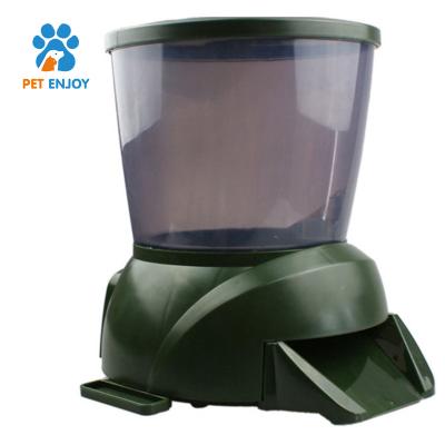 China Welding Sustainable Auto Green Programmable Daily Feeding Pond-Fish Pet Feeder for sale