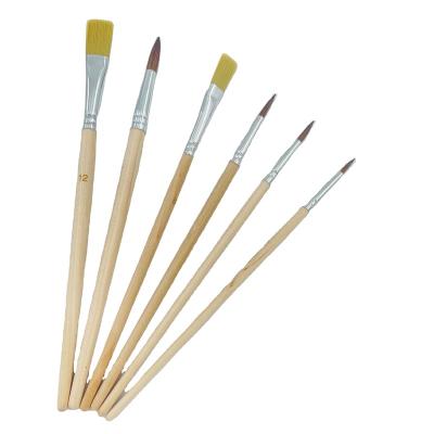 China Professional Oil Paint Artist Kits Nylon Hair Brush Oil Watercolor Acrylic Paint Set Brush for sale