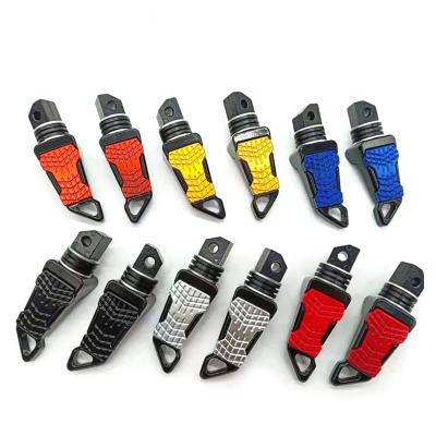 China Honda/Yamaha motorcycle rear passenger foot pegs pedal footrest scooter Foot-peg motorcycle pedal modification for Honda/Yamaha for sale