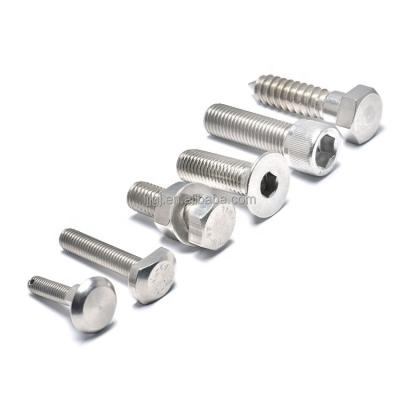 China White Galvanized Fastener M10*50 Stainless Steel HBLJ Bolt DIN933 Full Thread Hexagon Head Hex Bolts for sale