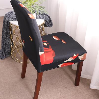 China Single Chair Cover Spandex Hotel Office Home Restaurant Dining Fabric Elasticity Chair Cover for sale