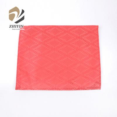 China 100PCT Viable Wholesale Hot Sale Polyester Eco-friendly Washable Dining Table Place Mat for sale