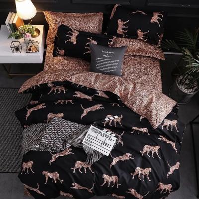 China 100% Pure Organic Polyester Bedding Fabric Nondisposable Bedroom Customized Bedding Set Duvet Cover Sheet for sale