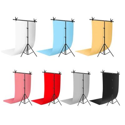 China High Quality Aluminum Alloy Made 80x200cm Photography Photo Studio T-Shape Backdrop Background Support System Metal Backdrop Bracket With Flanges for sale