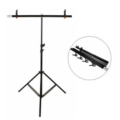 China PHOTO BACKGROUND HOLDER KIT Photo Studio Background Stable Bracket T Form Backdrop For Studio Photo 80x200cm for sale