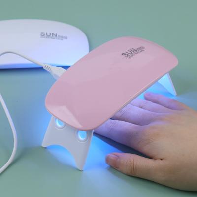 China Plastic UV Portable Home Use Mini UV Lamp Nail Dryer Machine LED Nail Gel Polish Dryer Lamp USB Cable Nail Art Tools for sale