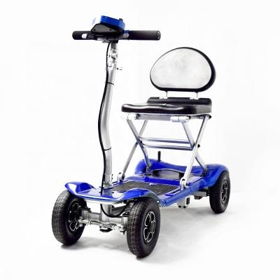 China Automatic Folding Lightweight Folding Mobility Scooter With PG Controller And L*G Lithium Battery 87*46*40cm for sale