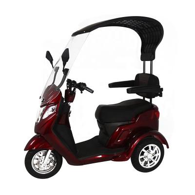 China Passenger Made In China Good Quality Three Wheel Super Electric Trike Electric Tricycle With Roof Passenger Yumbo Mobility 48v 500w 60V for sale