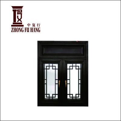 China Garden Villa B&B Retro Aluminum Alloy Traditional Chinese Window Door Antique Bridge Custom Broken Aluminum Chinese Department New for sale