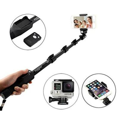 China Yunteng Portable Flexible YT-1288 BT Selfie Extendable Monopod for Smartphones and Cameras for sale