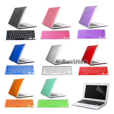 China Manufacturer Air Retina Pro 11 13 3in1 Crystal Hard Case For MacBook 15 Keyboard Cover Screen Protector for sale