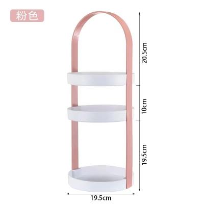 China Modern minimalism Hot Sale 360 Degrees Rotating Adjustable Cosmetic Storage Box Makeup Organizer for Lipsticks Skincare Jewelry for sale