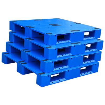 China Eco-friendly Pallet 1200*1100*140mm Heavy Duty Industrial Nine Legs Solid Flat Plastic Pallet For Warehouse for sale