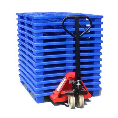 China Euro Pallets Light-Duty Plastic Single Faced Low Price 9 Legs Efficient Shipping Single Pallet for sale