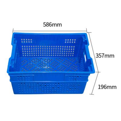 China Plastic Tomato Crate for Conveniently Storing and Transporting Fruits Vegetables for sale