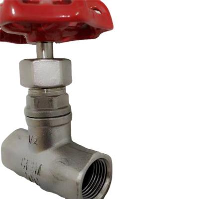 China General Industrial ASTM Threading Stop Valve, DN15 20 25 32 40, SS304&316 Stainless Steel Cycle Stop Valve for sale