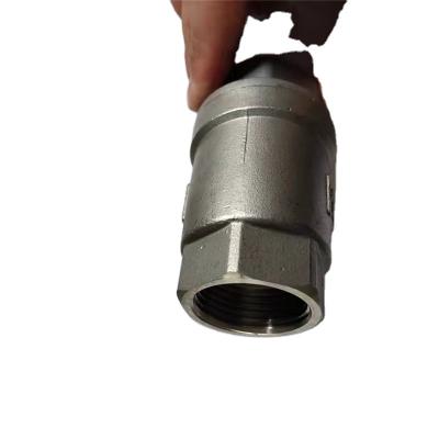 China Low price stainless steel general industrial thread check valve, female mini check valve for sale