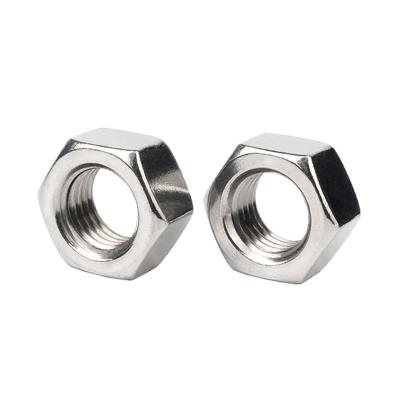 China Healthcare factory price customized hex nut, DIN934 M9 M1O M11 SS304&316 stainless steel theaded/flange/union nut for sale