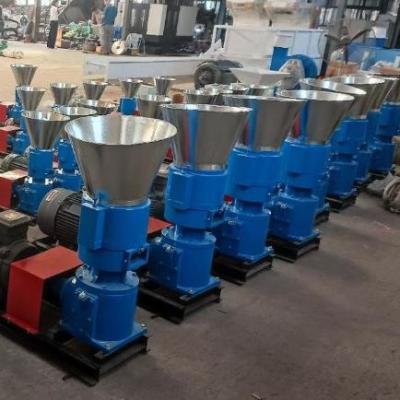 China Máquina de pellets eléctricos de matriz plana para alimentación de aves de corral en venta