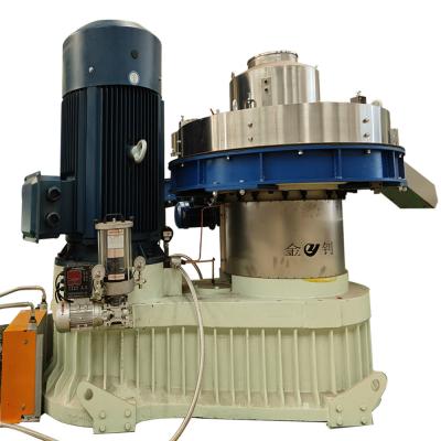 China Wood Pellet Making Machine Biofuel Machine With Automatic Lubrication System For Wood Sawdust Straw Dust for sale