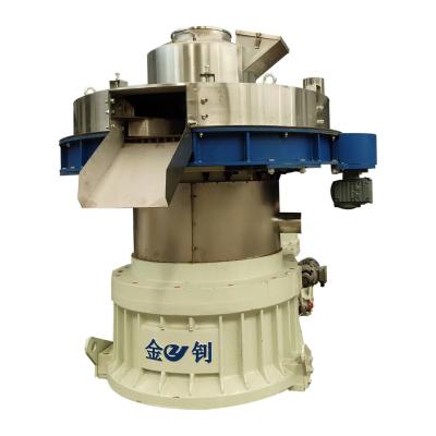 China 6-12mm Double Layer Straw Pellet Machine With Lubricated Shaft Gear zu verkaufen