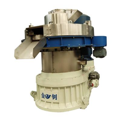 China Automatic Grease Pump Wood Pellet Machine For Double Layer Vertical Ring Die en venta