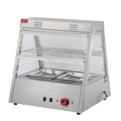 China Commercial Restaurant Showcase Heating Equipment For Sale Stainless Steel Heating Showcase for sale