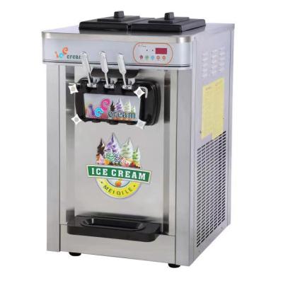 China Snack factory new arrival soft ice cream machine tabletop soft ice cream machine for sale for sale