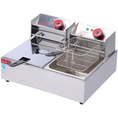 China Commercial Electric Deep Fryer Machine Kfc Chicken Deep Fryer Machine Equipment Chip Fryer Machine Counter Top Deli Table Top for sale