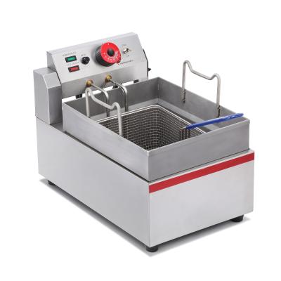 China Stainless Steel Electric Deep Fryers Fried Food High Quality Chip Fryers Frying Meat Machine for sale