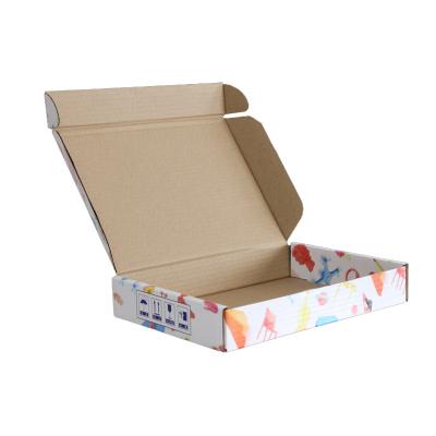 China Recycled Materials Clothing Cardboard Shipping Folding Mailer Cardboard Packaging Folding Box for sale