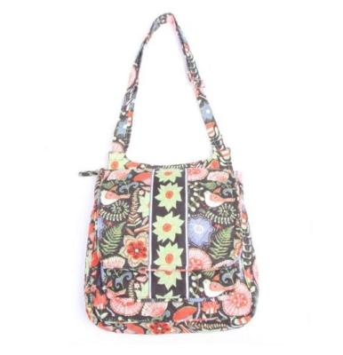 China Perennial Design Birds Forest Print Cotton Fabric Lightweight Teen Bum Cross - Body Bag for sale