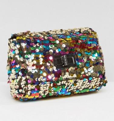 China New Eco-Friendly Portable Hot Selling Small Sequin Shoulder Rainbow Mermaid Cross Bag - Body Bag for sale