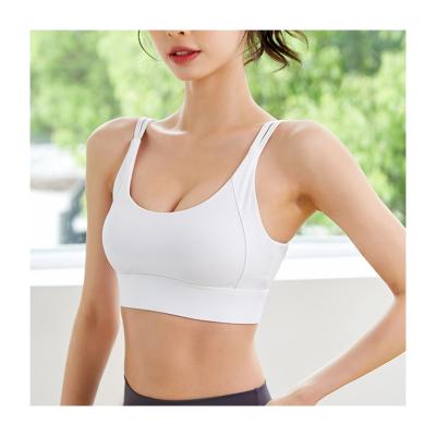 China New Breathable Quick Dry Yoga Top Apparel Customizable Anti-Sagging Sports Bras For Gym for sale